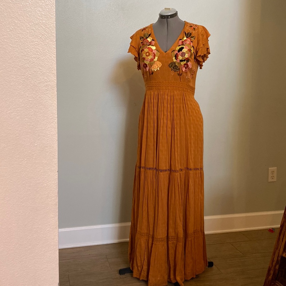 NWT MAEVE by Anthropologie size 10 Maxi dress